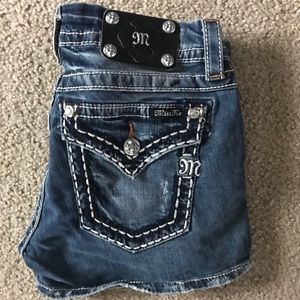 Miss me shorts. Worn a few times. Size 28